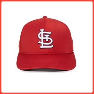 St Louis Cardinals Baseball Cap Red MLB OC Sports Embroidered Logo Adjustable